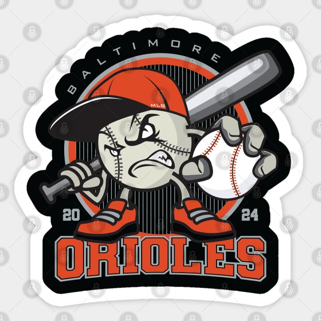 Baltimore Baseball - 2024 Season Sticker by Nagorniak